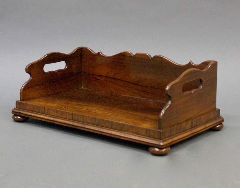 William IV rosewood book carrier View IV