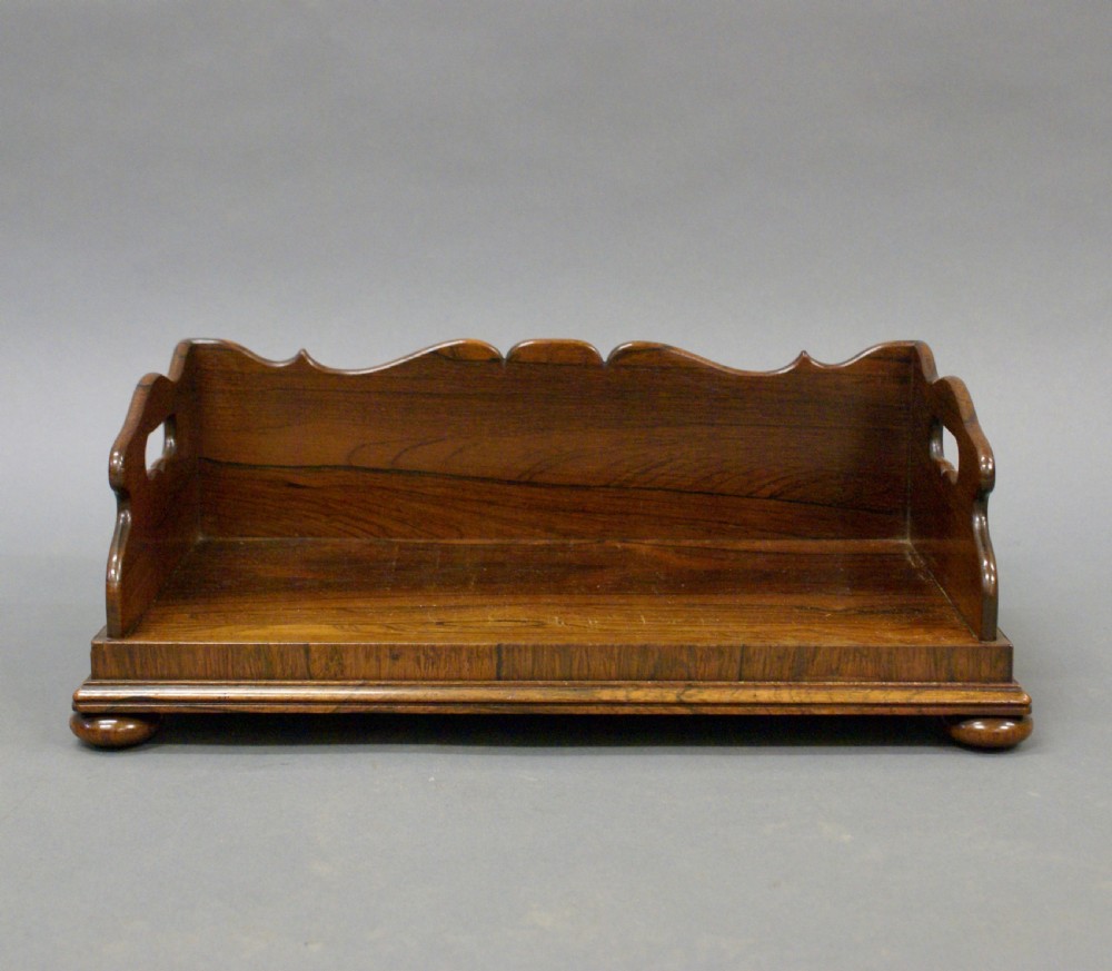 William IV rosewood book carrier View V