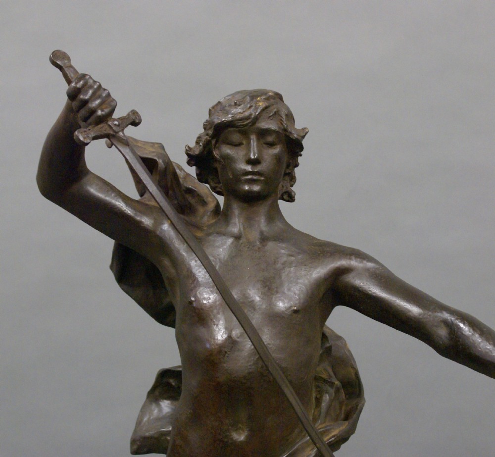An Austrian Goldscheider bronze View III