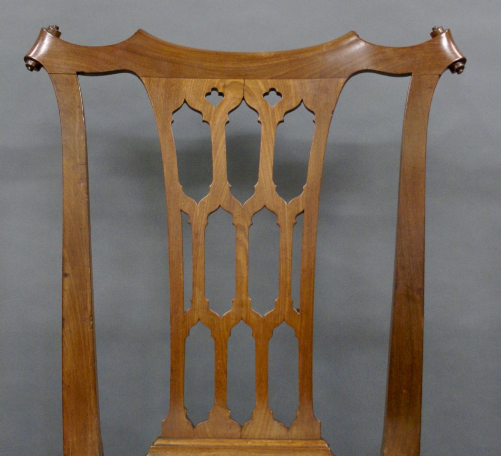 A Chippendale period Cuban mahogany side chair View III