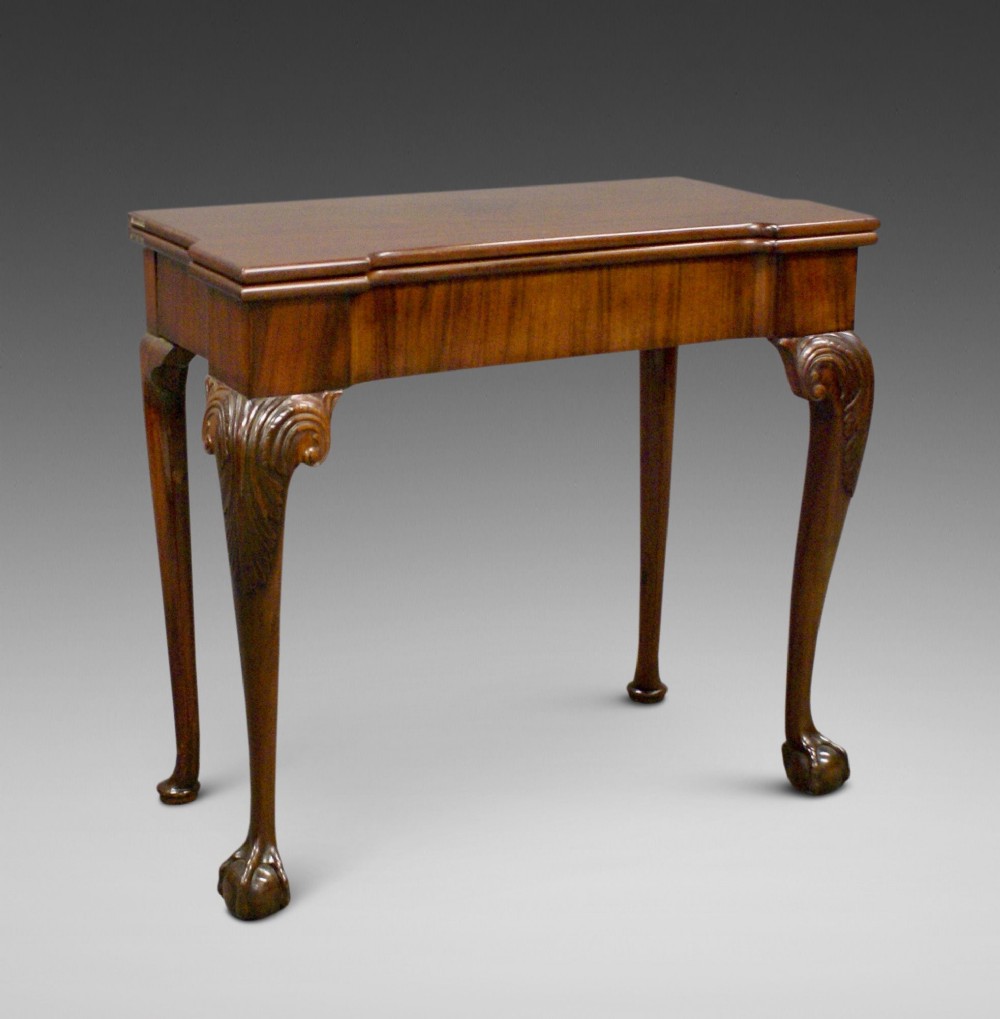 A George II mahogany tea table
