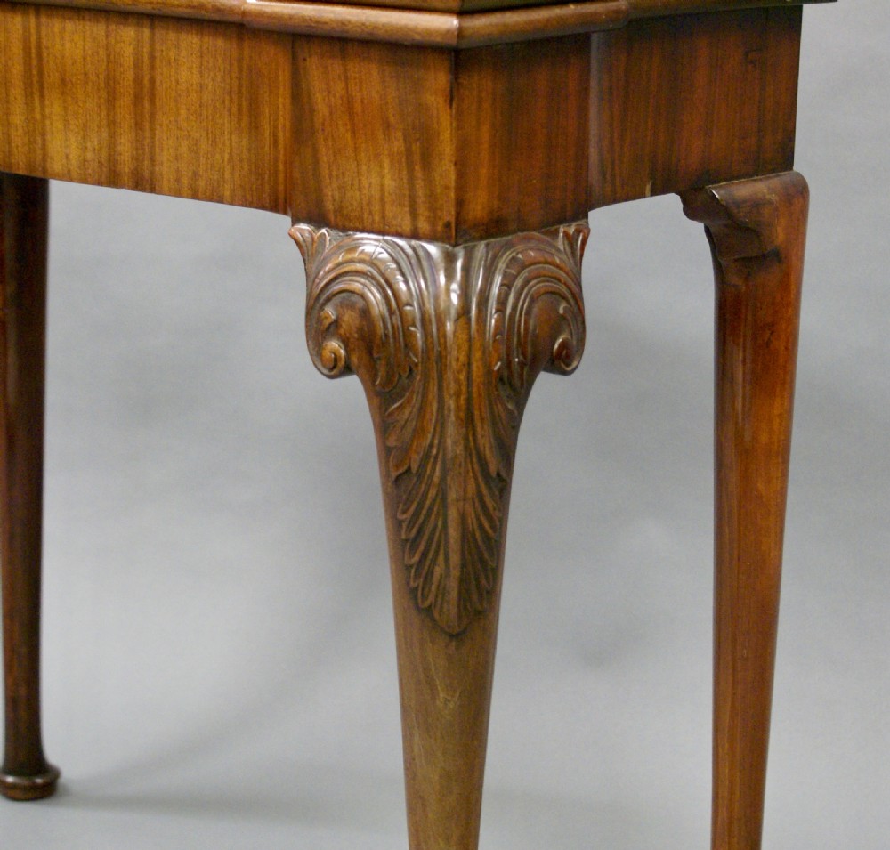 A George II mahogany tea table View III