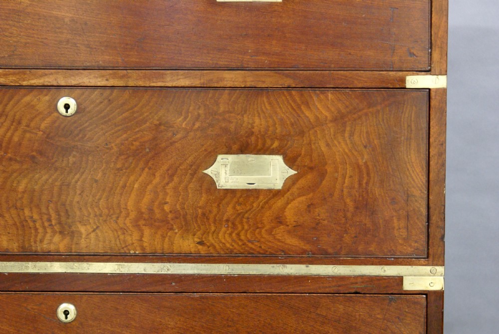 A Fine Military Campaign Chest of Drawers View III