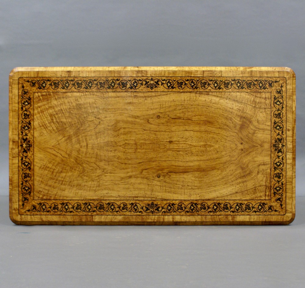 An exceptional Olive wood table attributed to Town & Emanuel View III