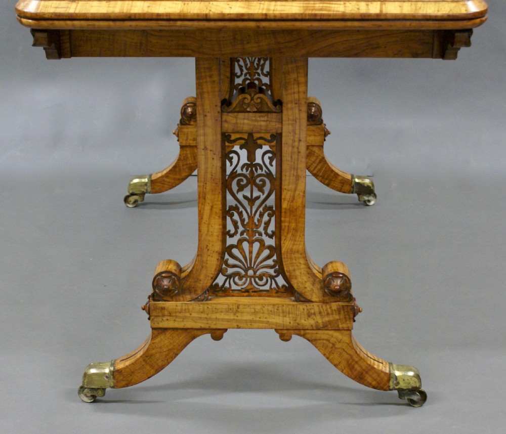 An exceptional Olive wood table attributed to Town & Emanuel View IV