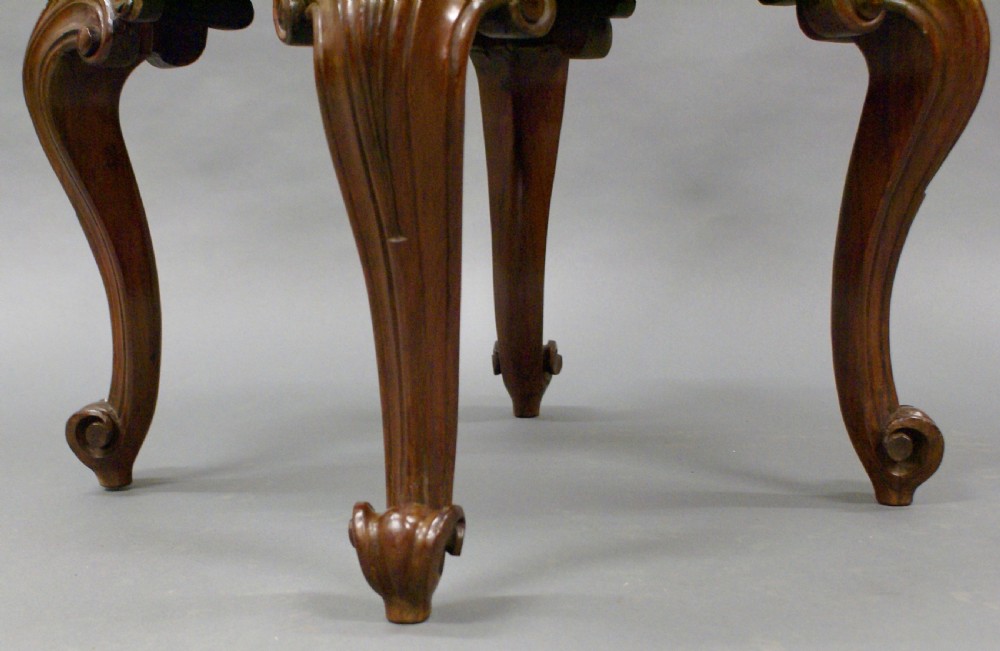 An extravagantly carved rosewood stool View IV