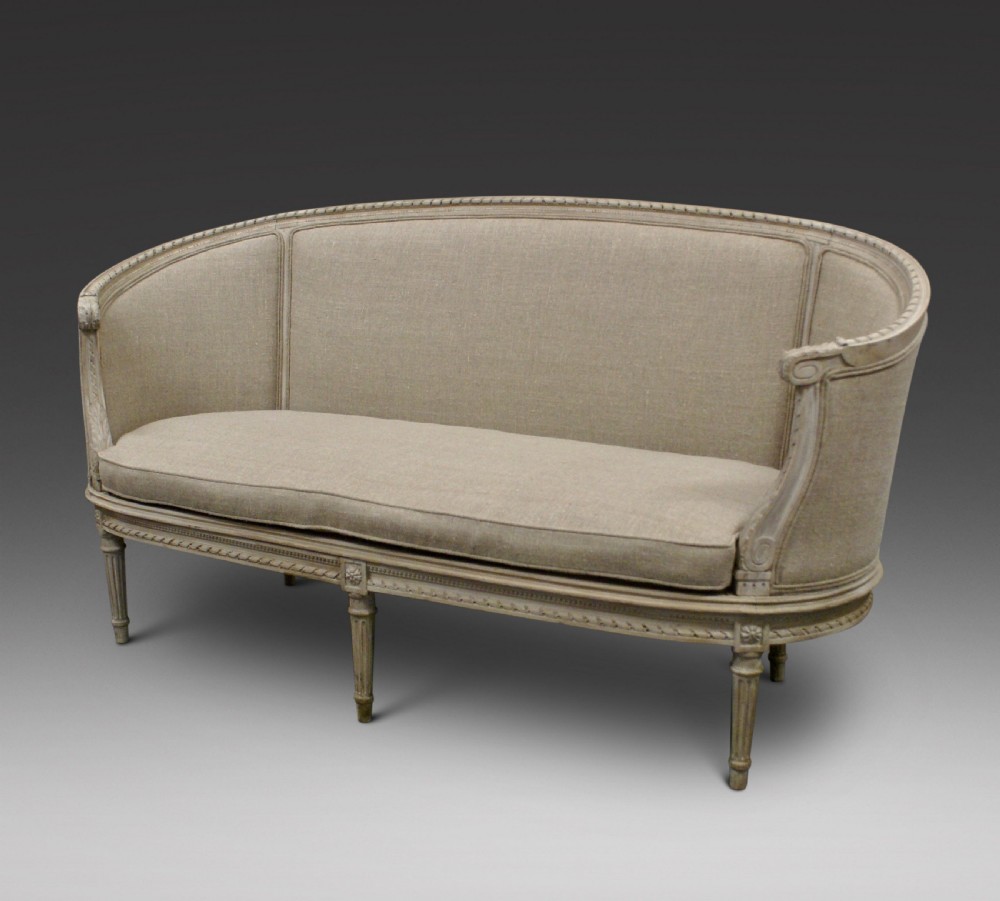 Late 19thC French canape