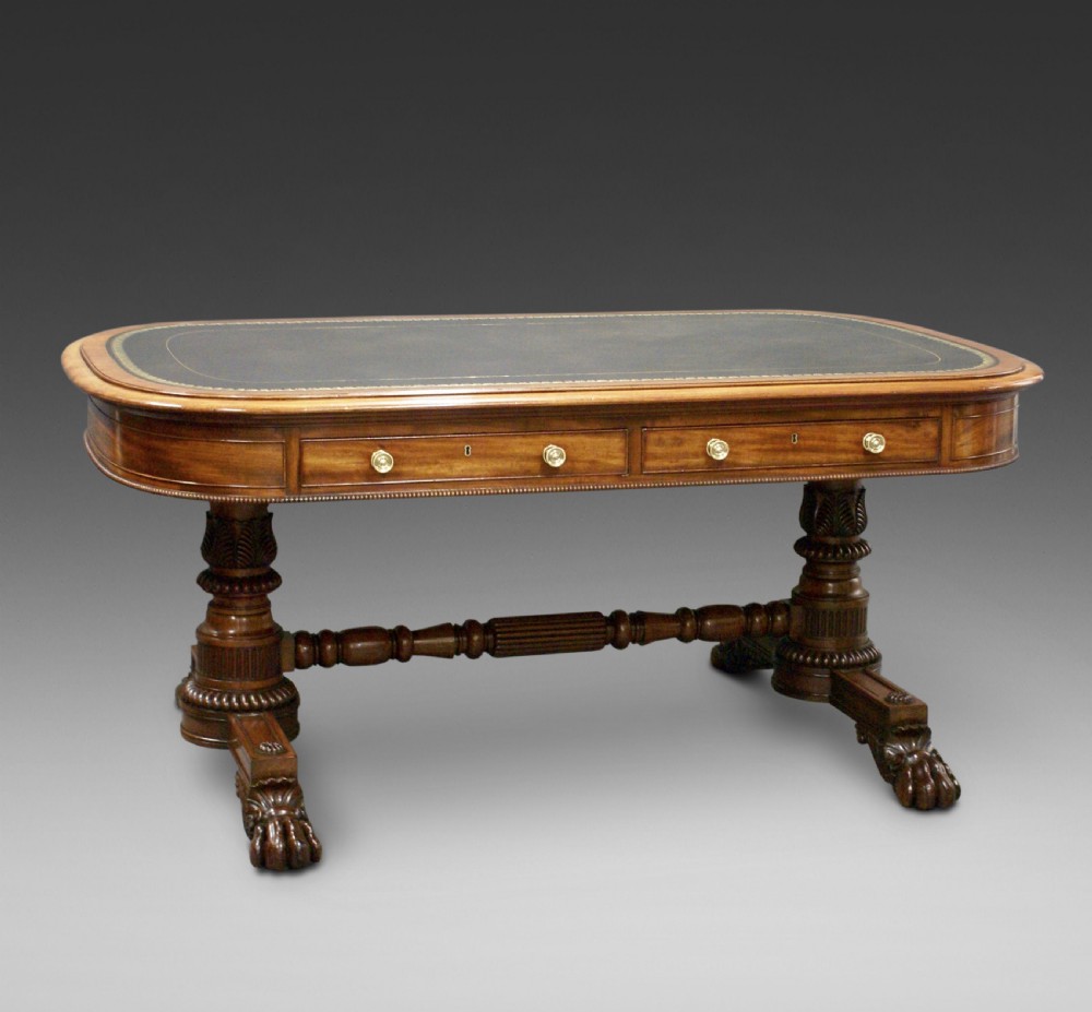 A superb library writing table by Gillows View II