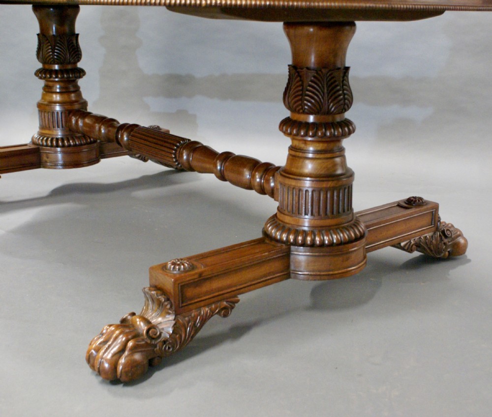 A superb library writing table by Gillows View VII