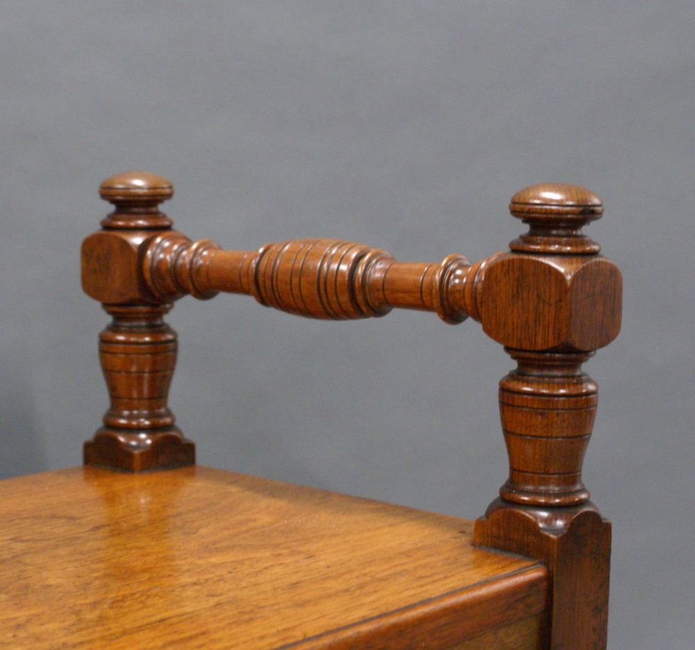 Late 19thC walnut window seat View V