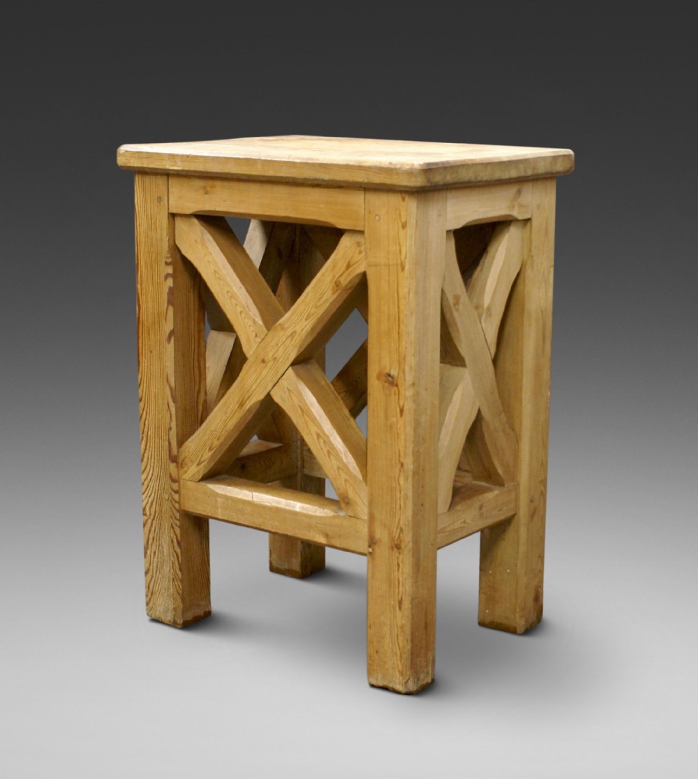 Late 19thC butchers block