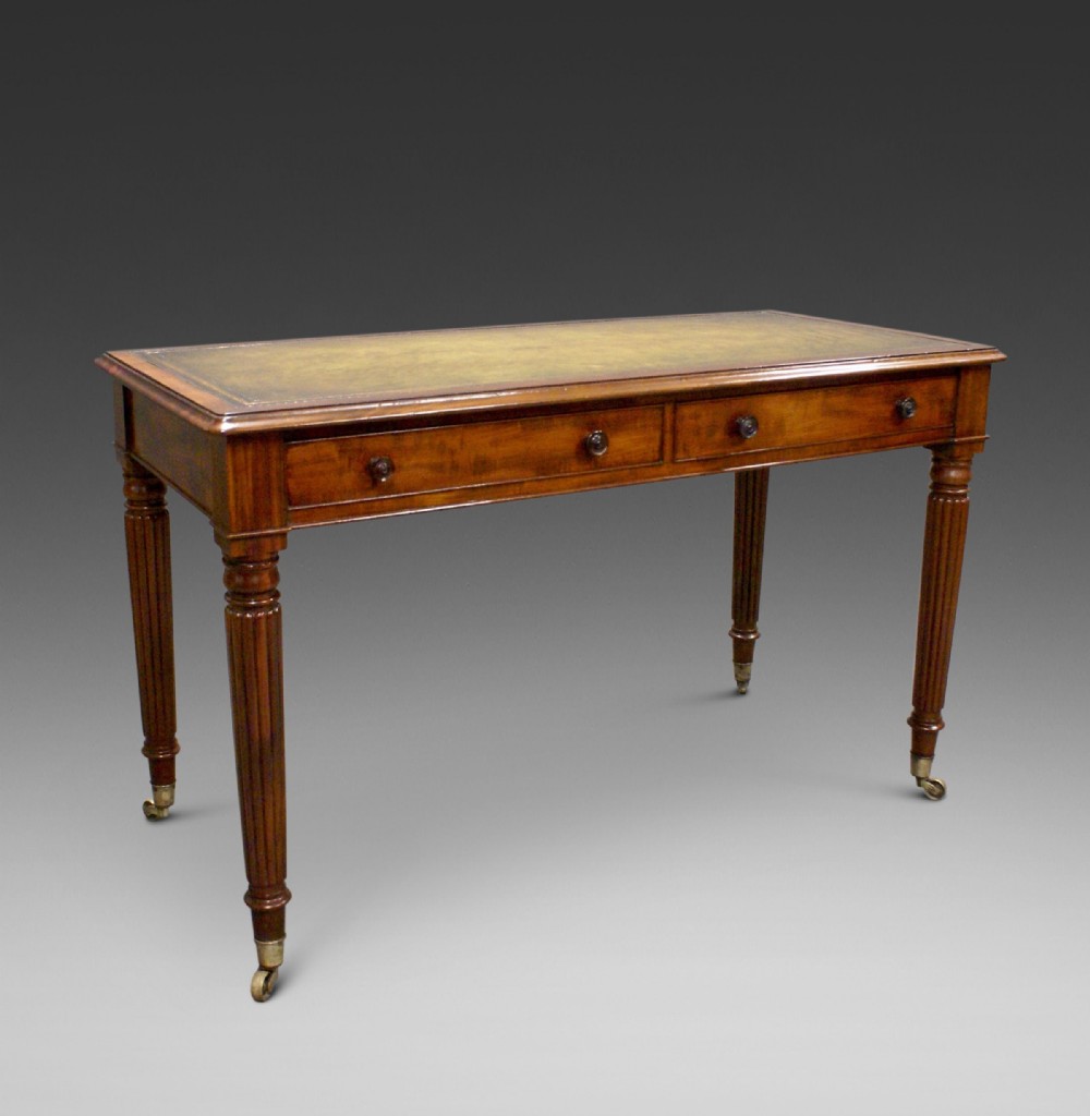 A good quality mahogany writing table