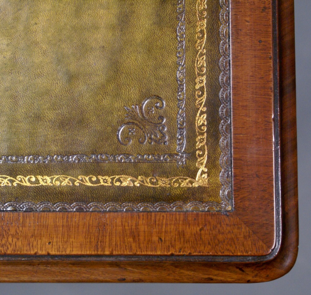 A good quality mahogany writing table View V
