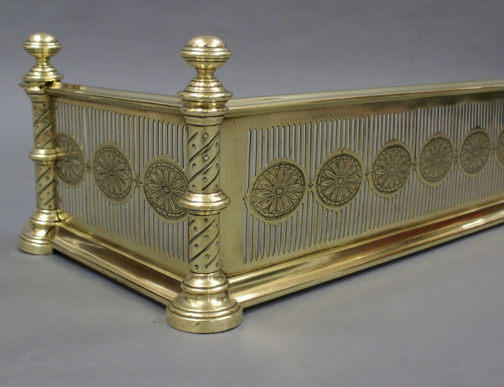A very attractive brass fender View IV
