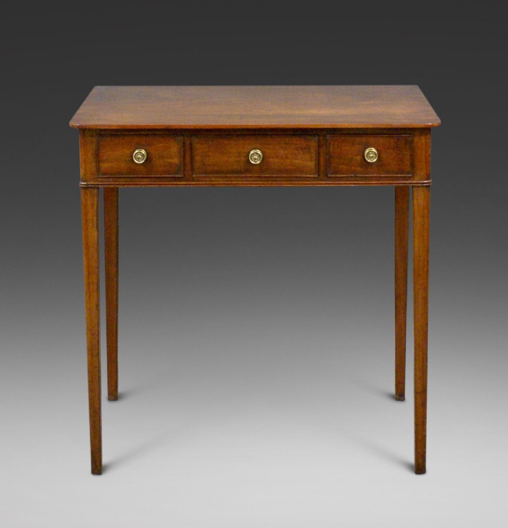 A George III mahogany side table