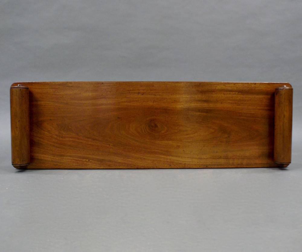 A Cuban mahogany window seat or hall bench View IV