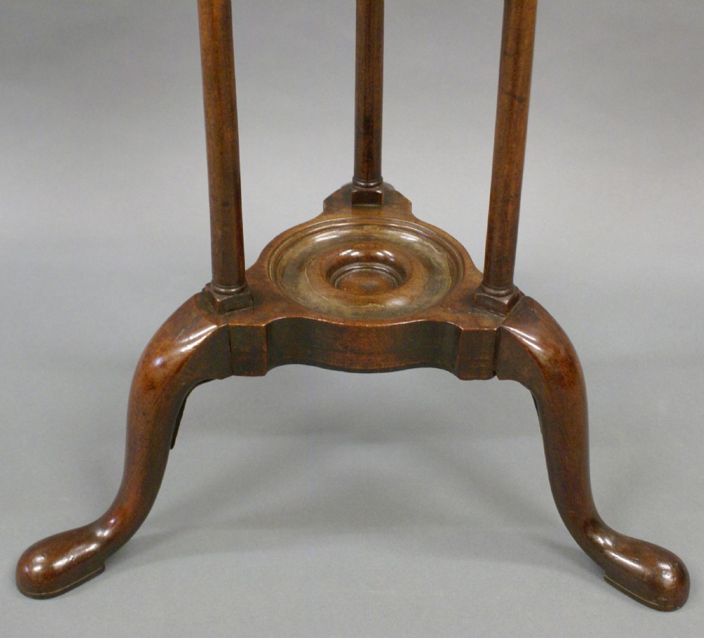 A George II mahogany wig stand View VI