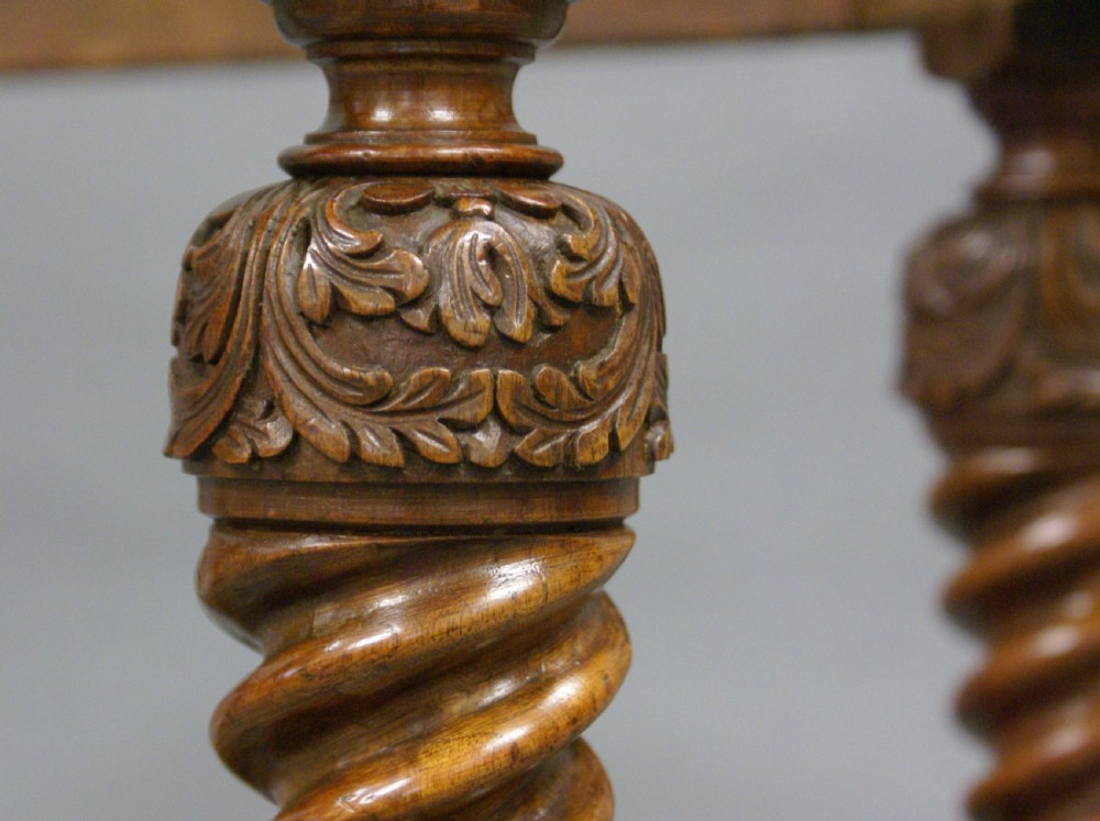 A 19th century walnut stool View III