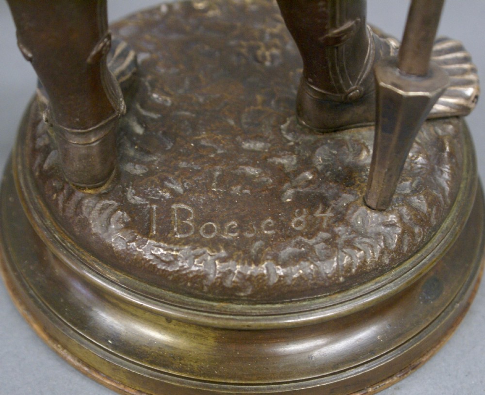 A pair of Bronzes by J. Boese View VI