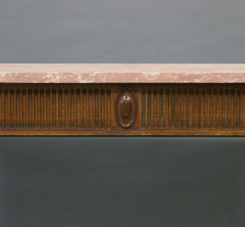 A mahogany Hepplewhite period console table View V