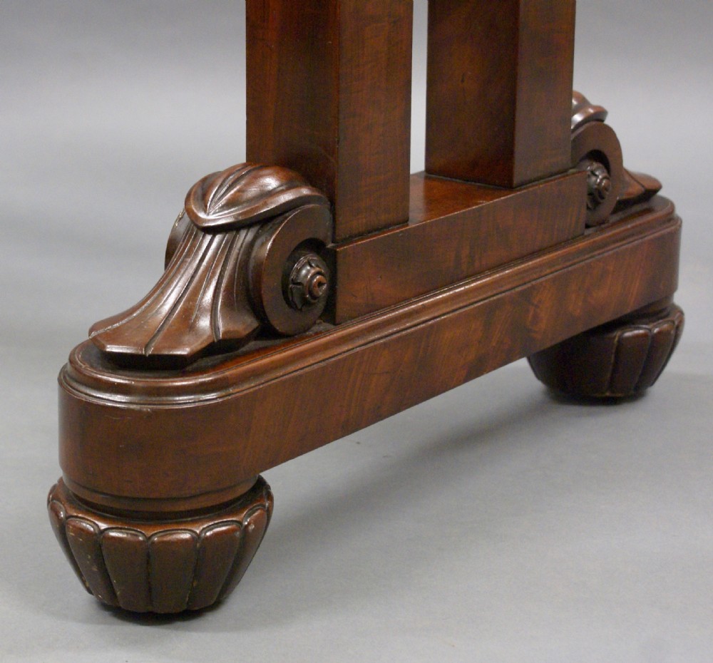 A large library writing table in the manner of Gillows View II