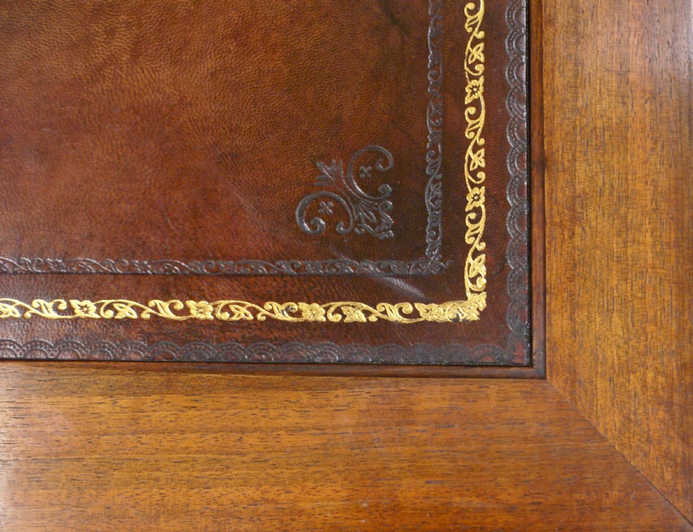 An American, carved walnut card table View VI