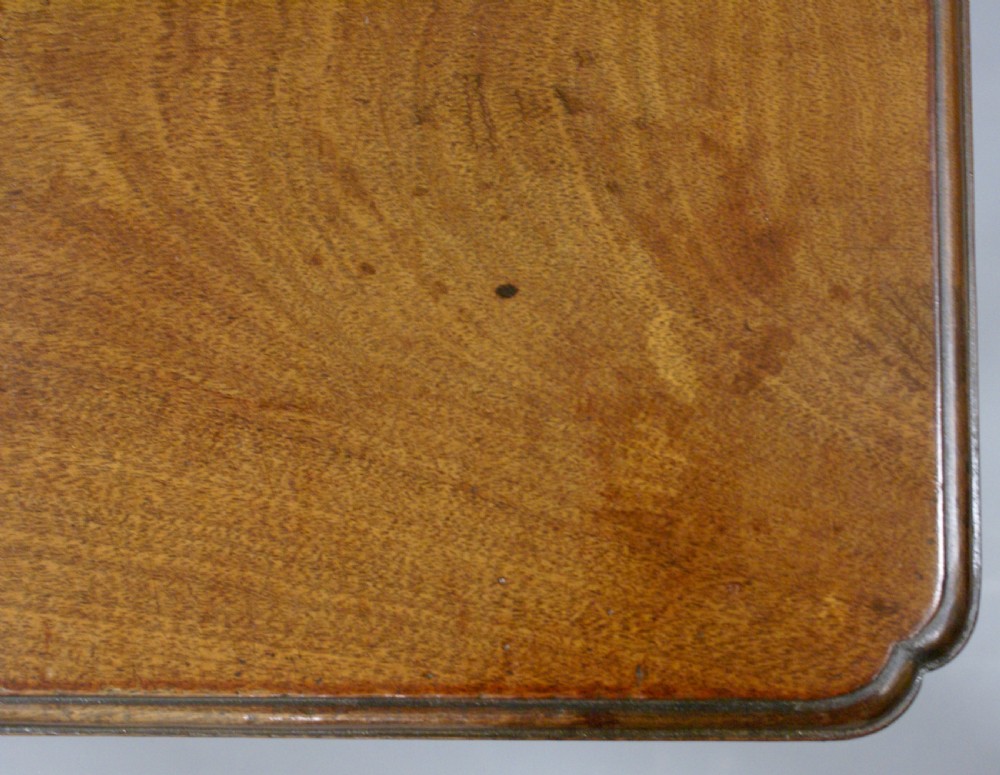 A George II red walnut side table View V