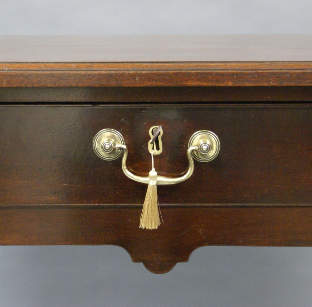 A George III mahogany side table View IV