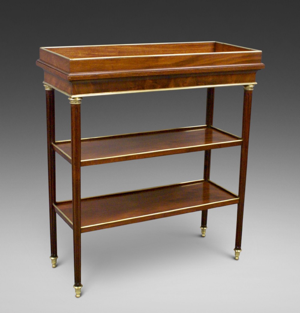 A Napoleon III mahogany 3 tier buffet
