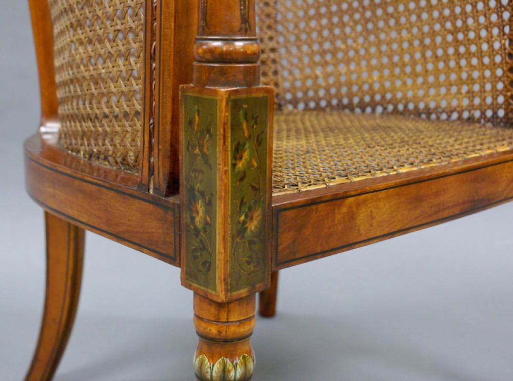 A rare 18th century satinwood Berger chair View VI