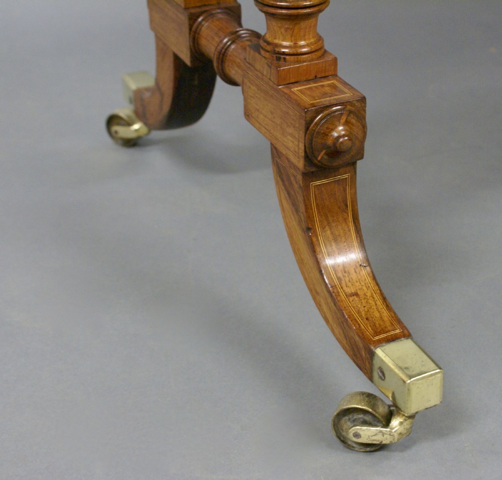 A fine Regency rosewood sofa table  View IV