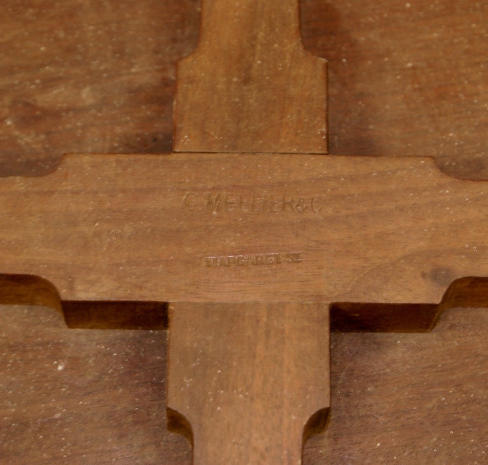 Mahogany gueridon by Mellier and Co, London  View VI
