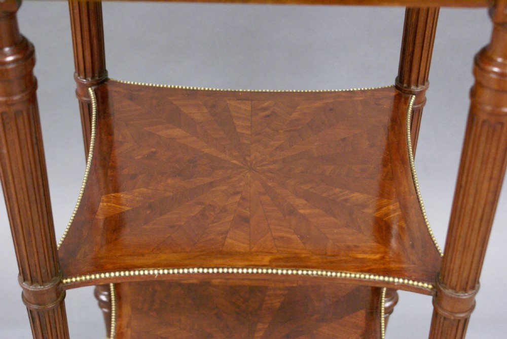 A superb quality mahogany side table View III