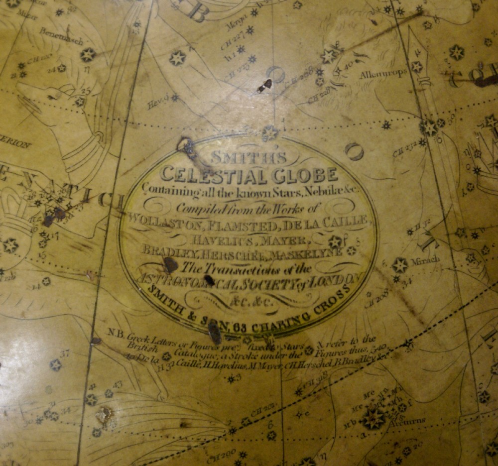 19th century celestial globe by Smiths View V