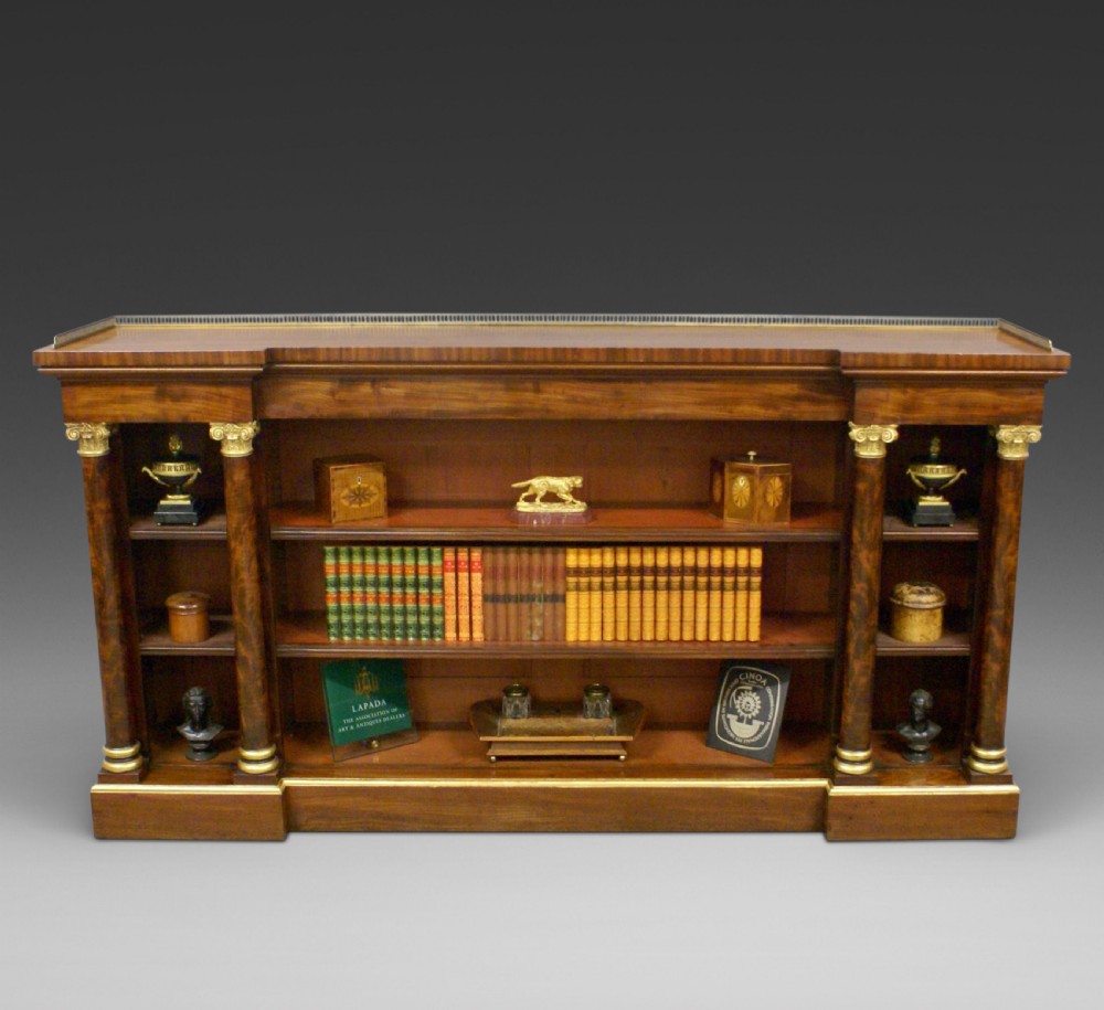 A William IV mahogany bookcase