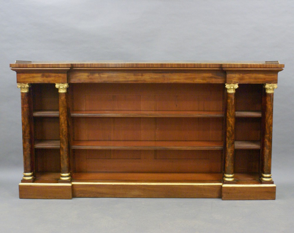 A William IV mahogany bookcase View III