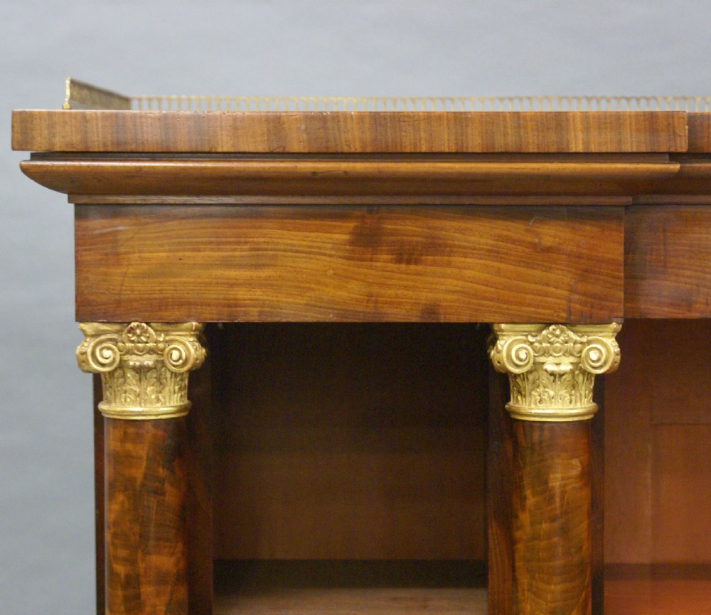 A William IV mahogany bookcase View IV