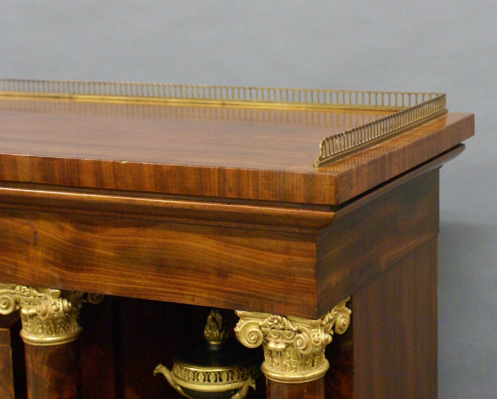 A William IV mahogany bookcase View VI