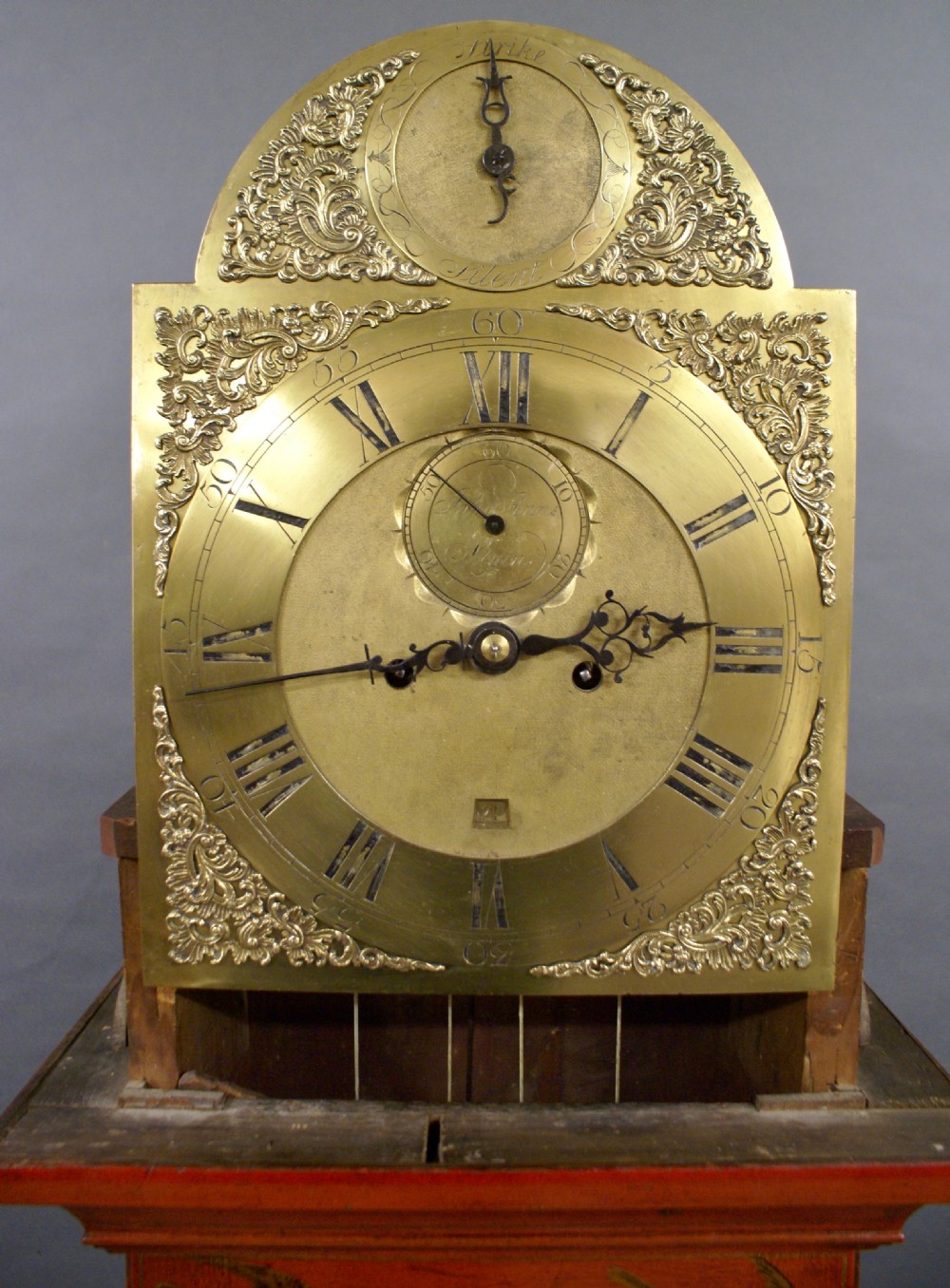 A Chinoiserie long case clock by John Anns View V