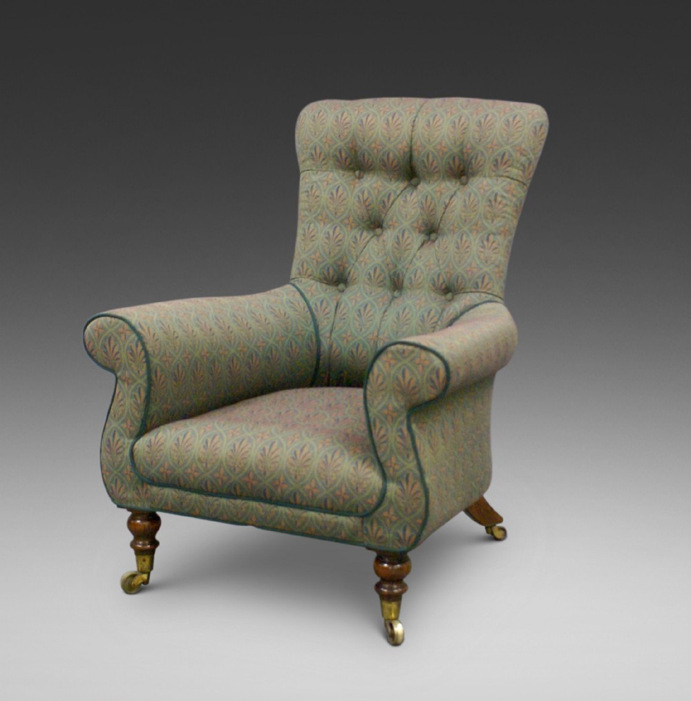 A William IV simulated rosewood arm chair
