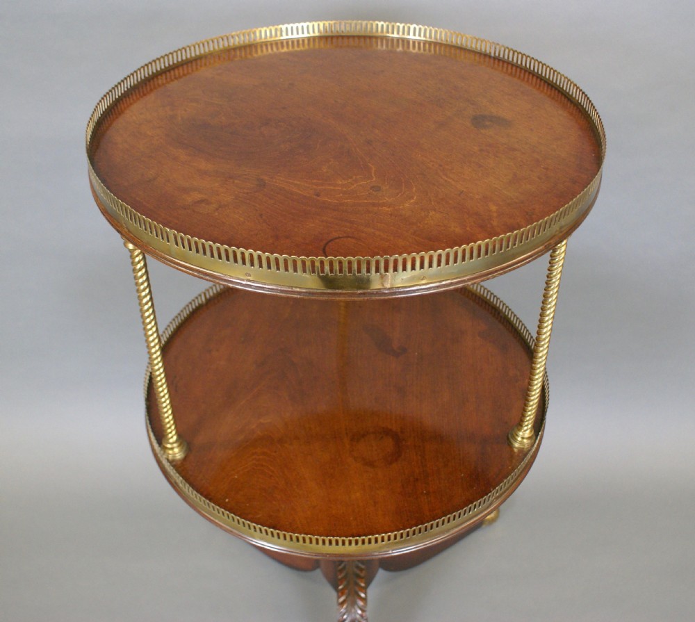 An unusual Regency dumb waiter View II