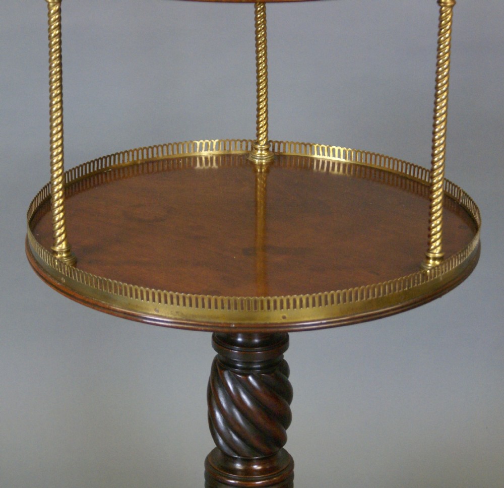 An unusual Regency dumb waiter View IV