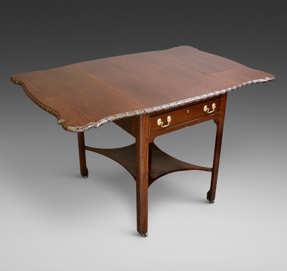 An unusual colonial padouk supper table