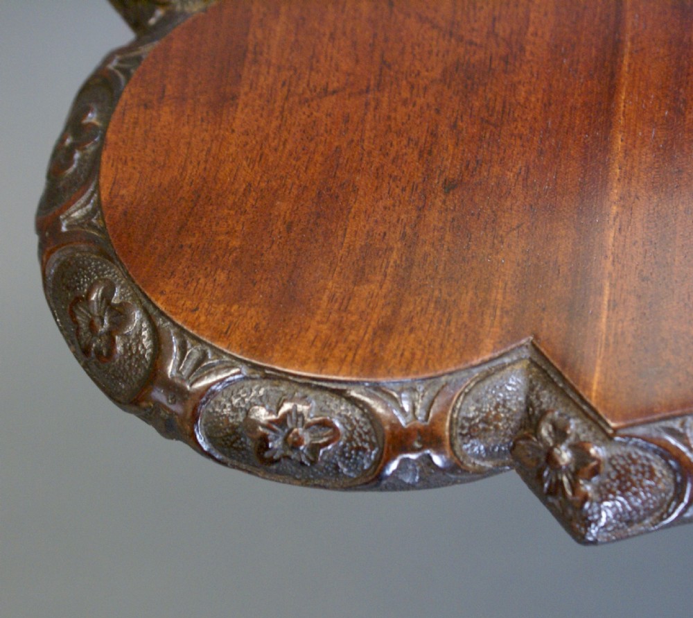 An unusual colonial padouk supper table View II