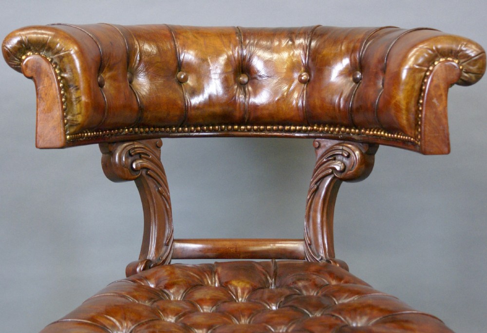  A superb leather desk chair View II