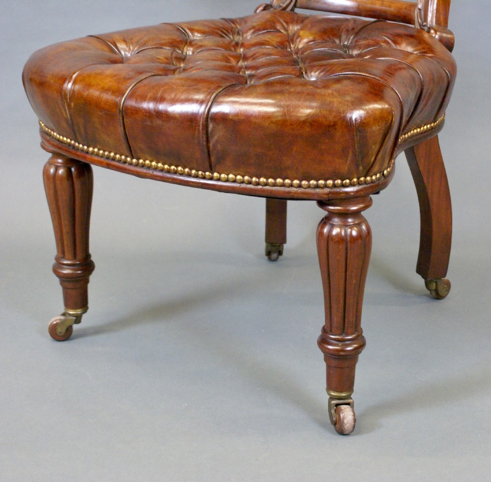  A superb leather desk chair View IV
