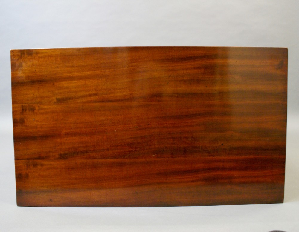 A late Regency tall mahogany chest View III