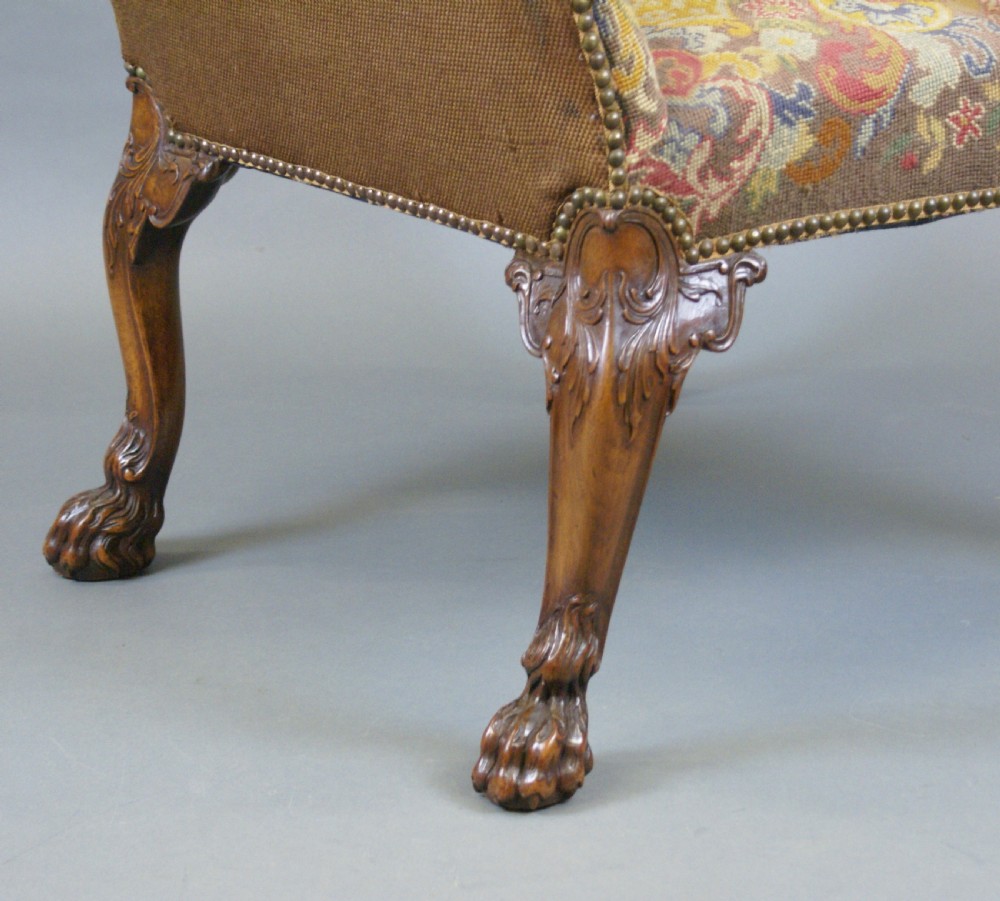 A fine George II style Gainsborough chair View VI