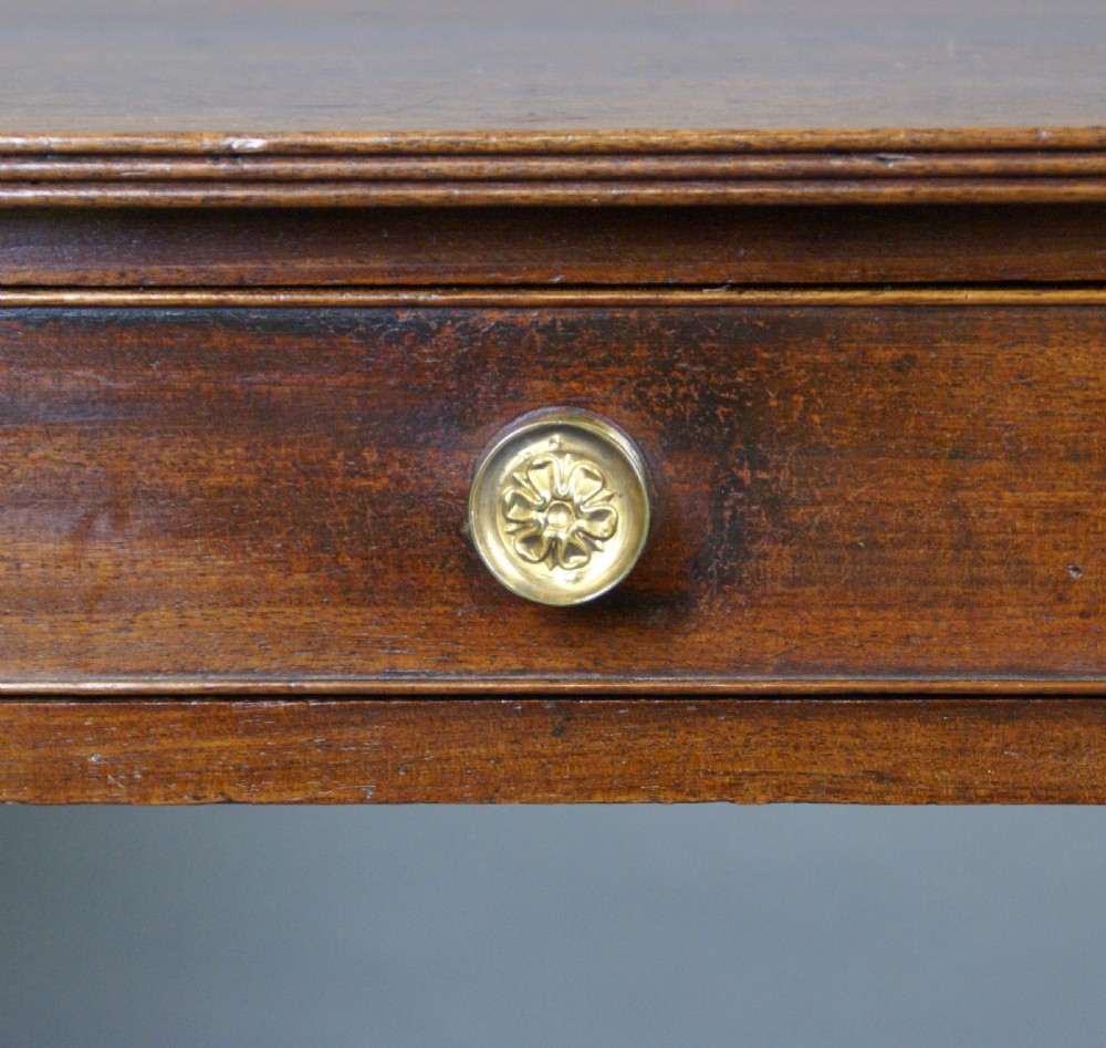 A George III mahogany side table View IV
