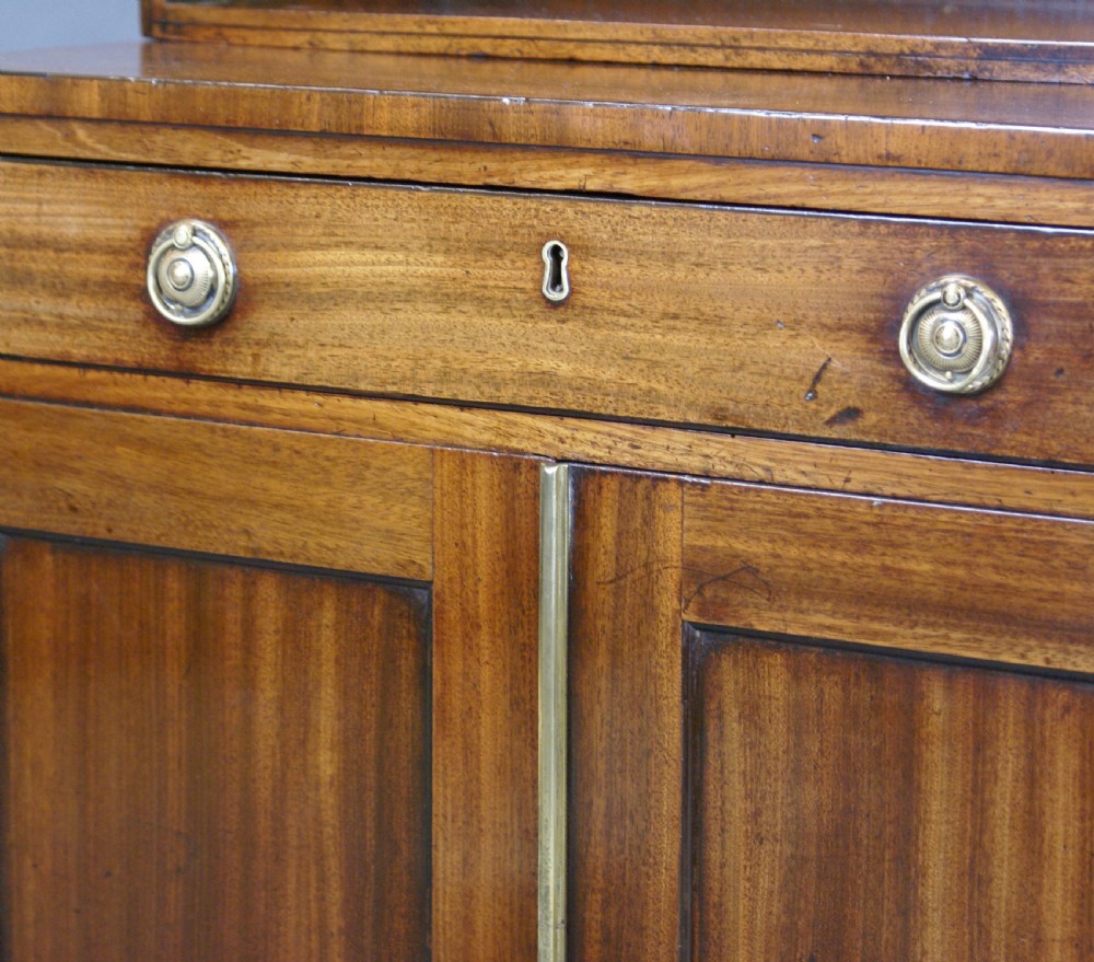 A Regency mahogany waterfall bookcase View VI